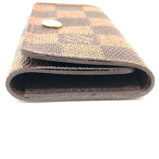 LOUIS VUITTON Key case Key holder  Ｎ62631 Damier canvas Brown Multicles 4
