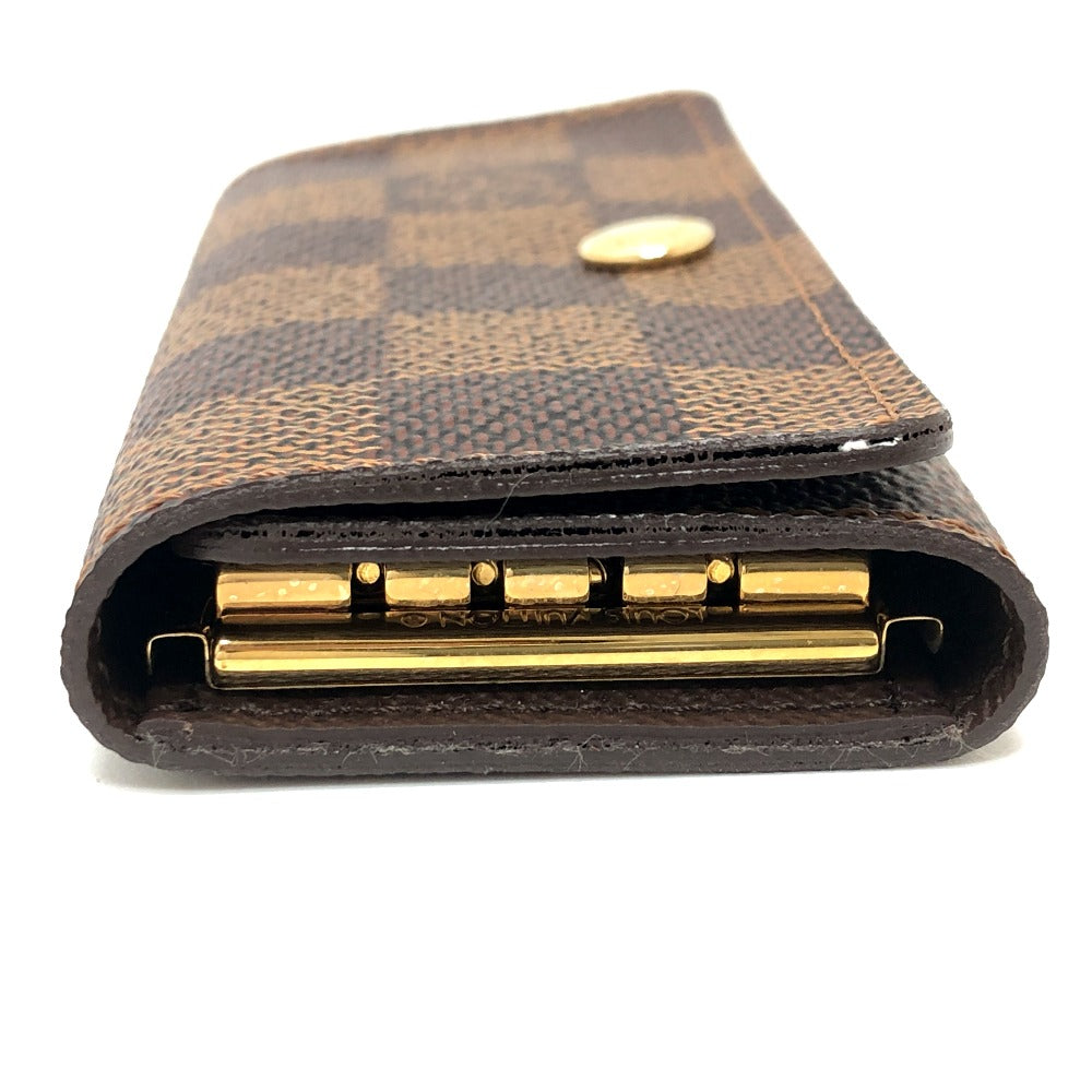 LOUIS VUITTON Key case Key holder  Ｎ62631 Damier canvas Brown Multicles 4