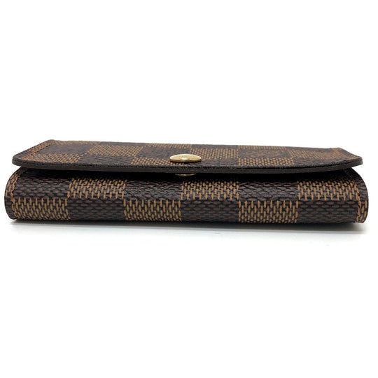 LOUIS VUITTON Key case Key holder  Ｎ62631 Damier canvas Brown Multicles 4