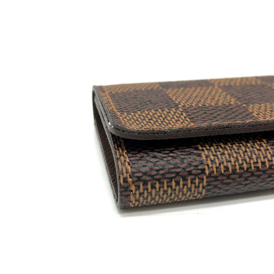 LOUIS VUITTON Key case Key holder  Ｎ62631 Damier canvas Brown Multicles 4