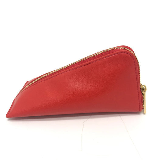 LOEWE Coin case leather Red anagram