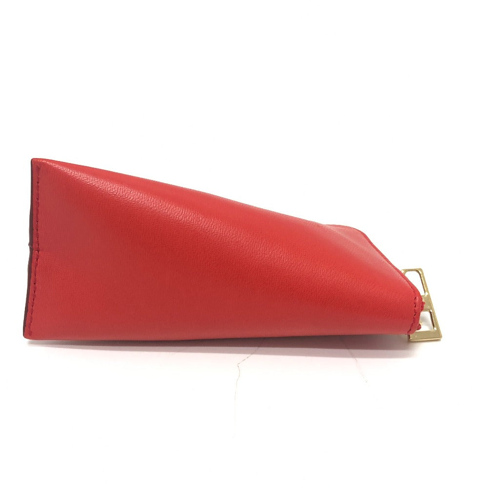 LOEWE Coin case leather Red anagram