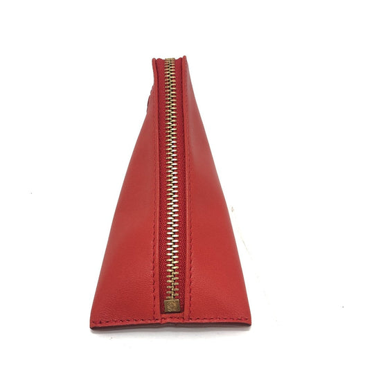 LOEWE Coin case leather Red anagram