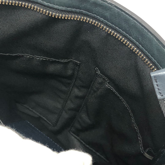 COACH Shoulder Bag 70710 leather green flat mens Used Authentic