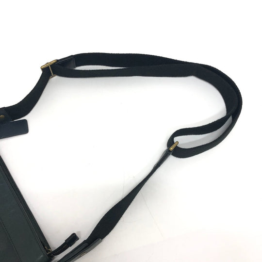 COACH Shoulder Bag 70710 leather green flat mens Used Authentic