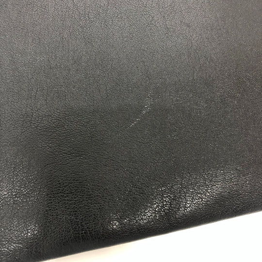 SAINT LAURENT Clutch bag leather black Star patch Women Used Authentic