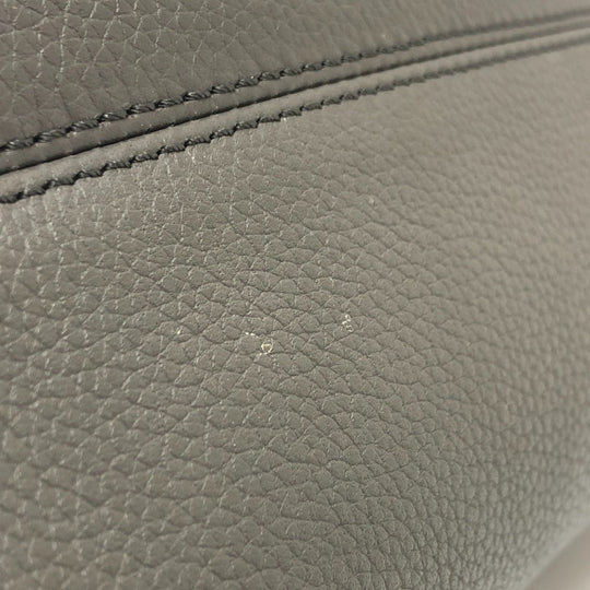 Dior Shoulder Bag leather gray Atelier Roller Bag, Cylindrical Women Used Authentic