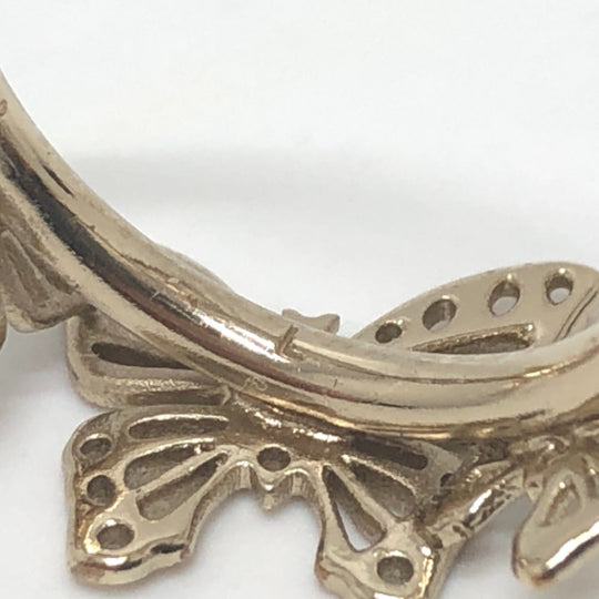 Dior Ring metal gold Metamorphose Butterfly Women L Used Authentic