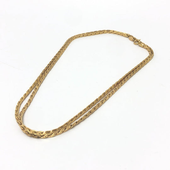 Dior Necklace metal gold long