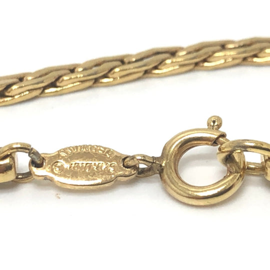 Dior Necklace metal gold long