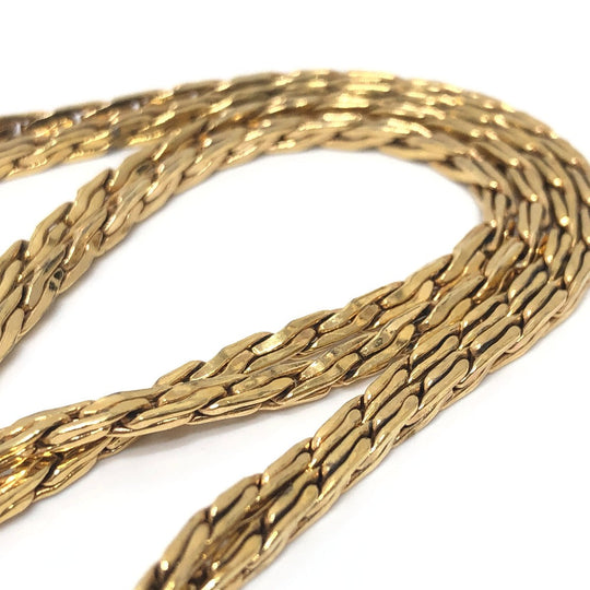 Dior Necklace metal gold long