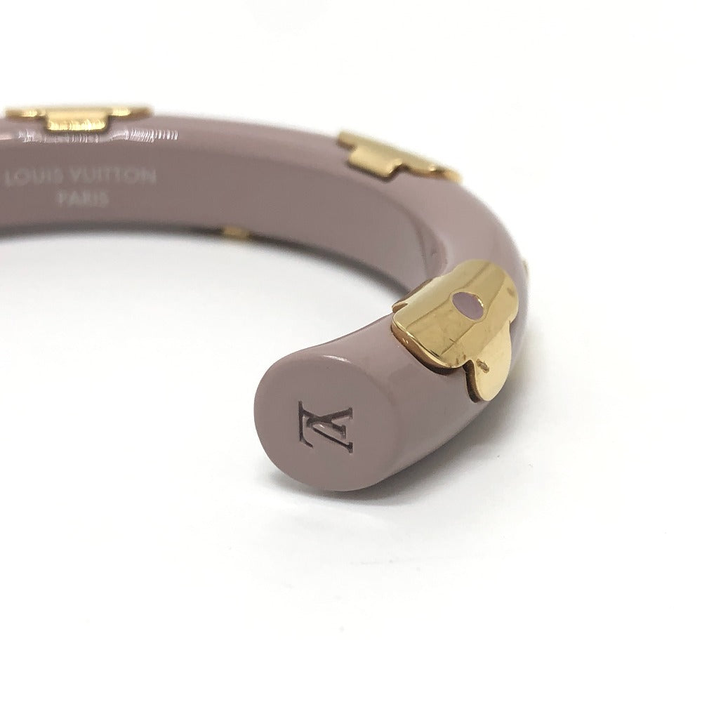 LOUIS VUITTON Bangle M63109 metal Gray type Monogram Jonk Daily Women Used Authentic