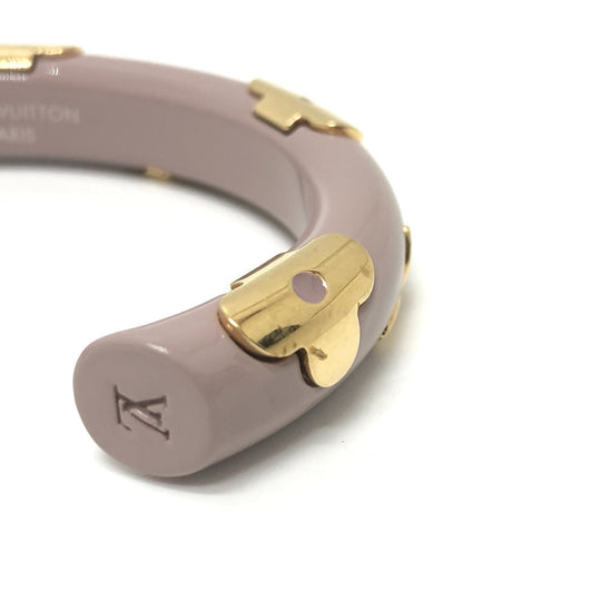 LOUIS VUITTON Bangle M63109 metal Gray type Monogram Jonk Daily Women Used Authentic
