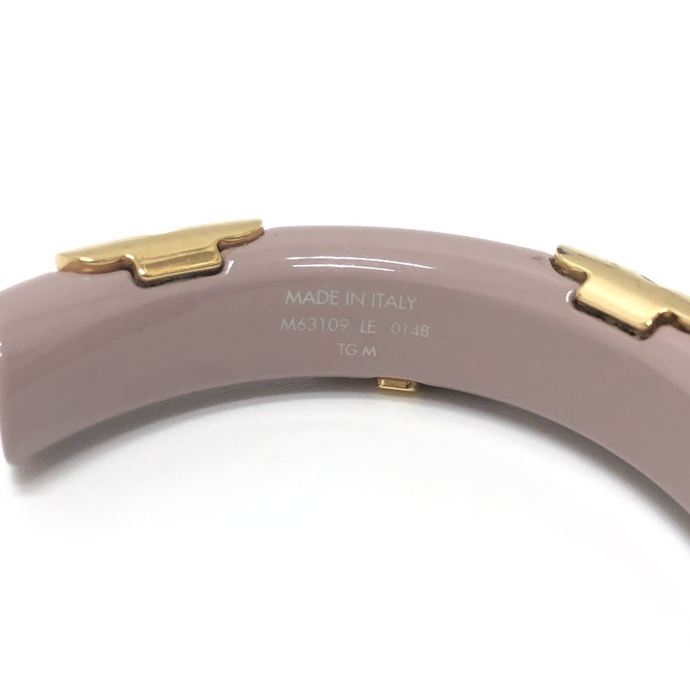 LOUIS VUITTON Bangle M63109 metal Gray type Monogram Jonk Daily Women Used Authentic