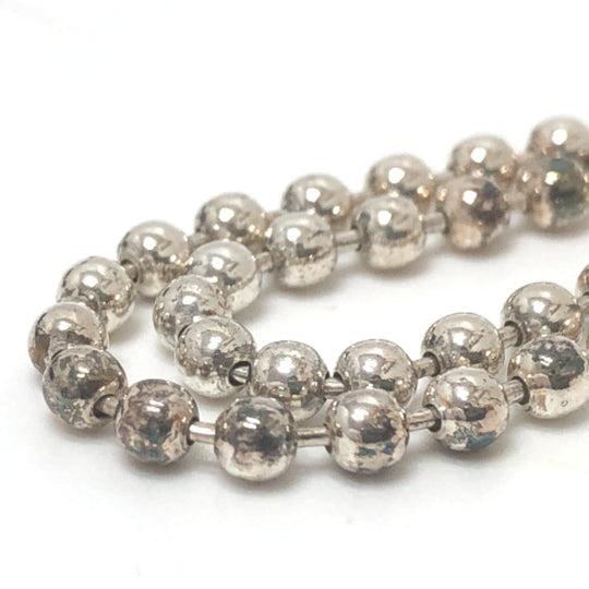 GUCCI Necklace 216435 SV925 Silver Double G Women Used Authentic