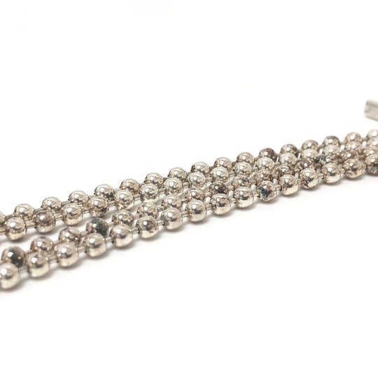 GUCCI Necklace 216435 SV925 Silver Double G Women Used Authentic