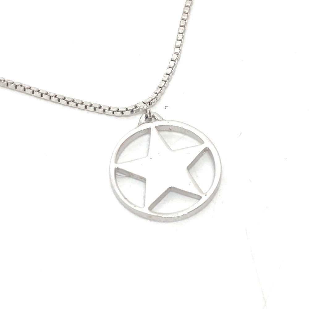 Dior Necklace Gold Plated Silver With logo Star