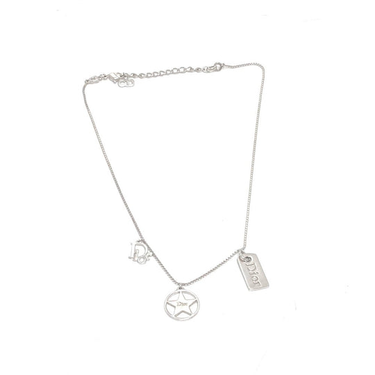 Dior Necklace Gold Plated Silver With logo Star