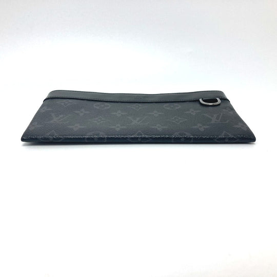 LOUIS VUITTON Pouch M44323 Monogram Eclipse Canvas black Pochette Discovery PM mens Used Authentic