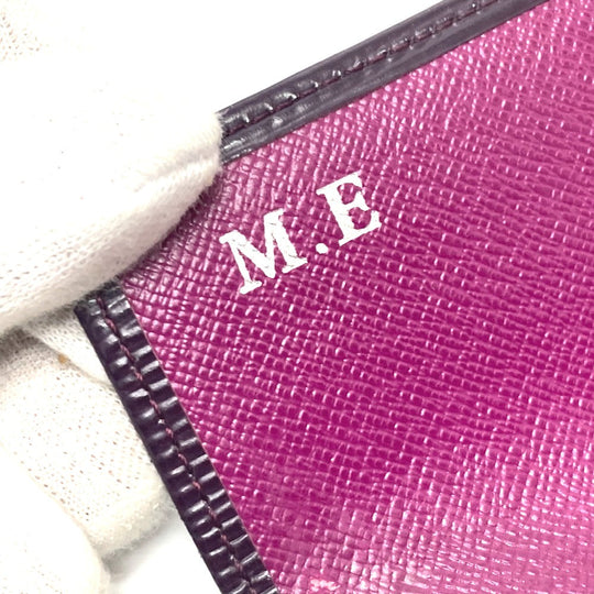 LOUIS VUITTON Long Wallet Purse M6374K Epi Leather purple Portefeuille Sarah Women Used Authentic
