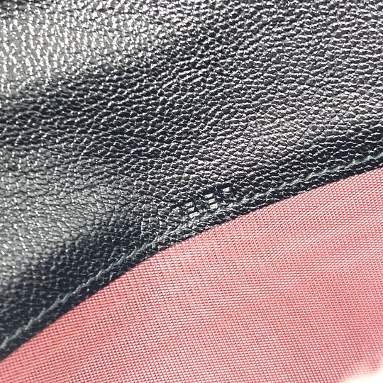 BVLGARI Notebook cover 25375 leather black Doppioto Women Used Authentic