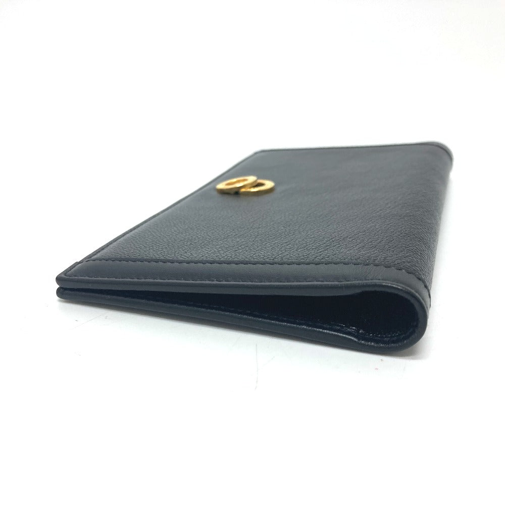BVLGARI Notebook cover 25375 leather black Doppioto Women Used Authentic