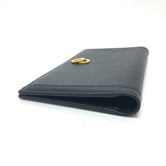 BVLGARI Notebook cover 25375 leather black Doppioto Women Used Authentic