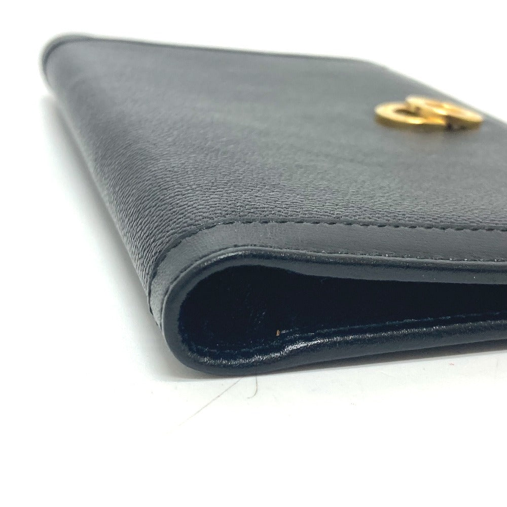 BVLGARI Notebook cover 25375 leather black Doppioto Women Used Authentic