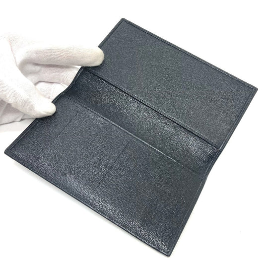 BVLGARI Notebook cover 25375 leather black Doppioto Women Used Authentic