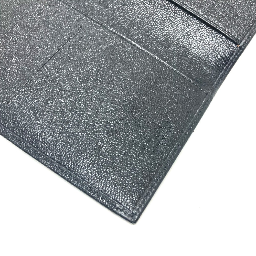 BVLGARI Notebook cover 25375 leather black Doppioto Women Used Authentic