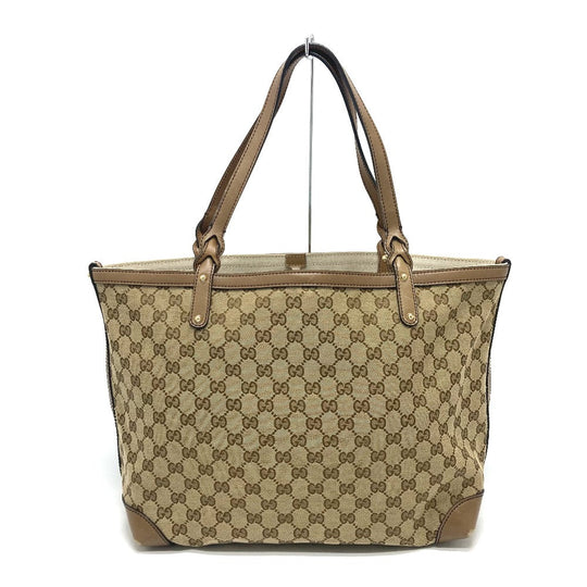 GUCCI Tote Bag 247209 GG canvas Beige x Brand GG canvas Women Used Authentic