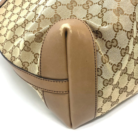 GUCCI Tote Bag 247209 GG canvas Beige x Brand GG canvas Women Used Authentic