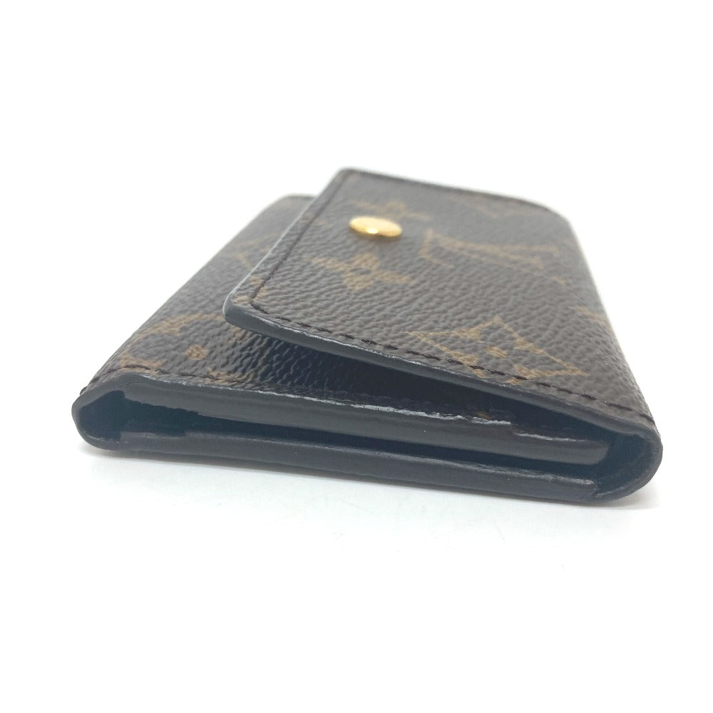LOUIS VUITTON Trifold wallet ‚l68704 Monogram canvas Brown Portefeuille Micro Women Used Authentic