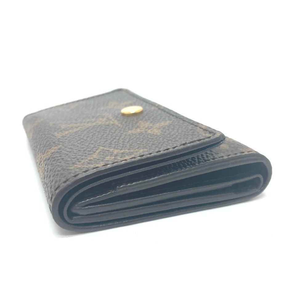 LOUIS VUITTON Trifold wallet ‚l68704 Monogram canvas Brown Portefeuille Micro Women Used Authentic
