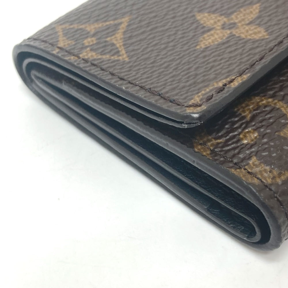 LOUIS VUITTON Trifold wallet ‚l68704 Monogram canvas Brown Portefeuille Micro Women Used Authentic