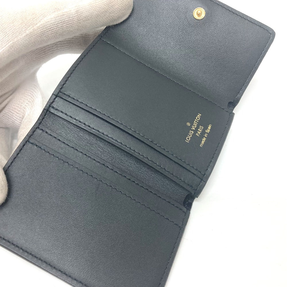LOUIS VUITTON Trifold wallet ‚l68704 Monogram canvas Brown Portefeuille Micro Women Used Authentic