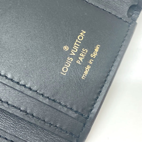 LOUIS VUITTON Trifold wallet ‚l68704 Monogram canvas Brown Portefeuille Micro Women Used Authentic