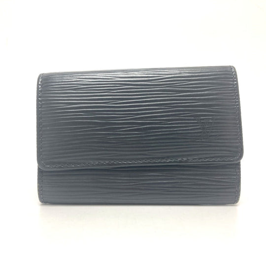 LOUIS VUITTON Key case Key holder  M63812 Epi Leather black 6-key case Key holder Multicles6 Women Used Authentic