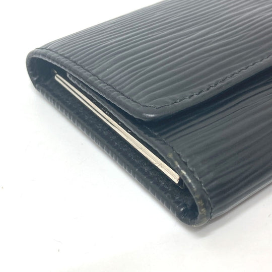 LOUIS VUITTON Key case Key holder  M63812 Epi Leather black 6-key case Key holder Multicles6 Women Used Authentic