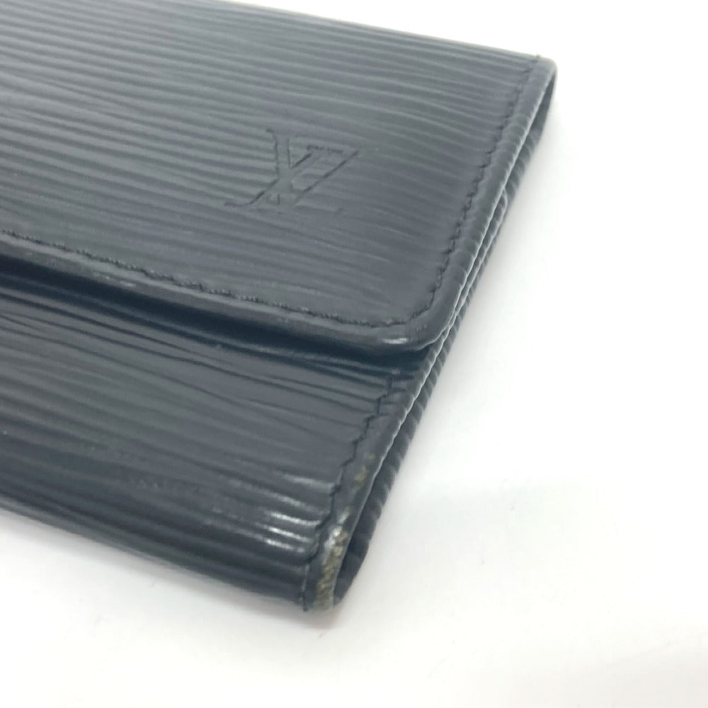 LOUIS VUITTON Key case Key holder  M63812 Epi Leather black 6-key case Key holder Multicles6 Women Used Authentic