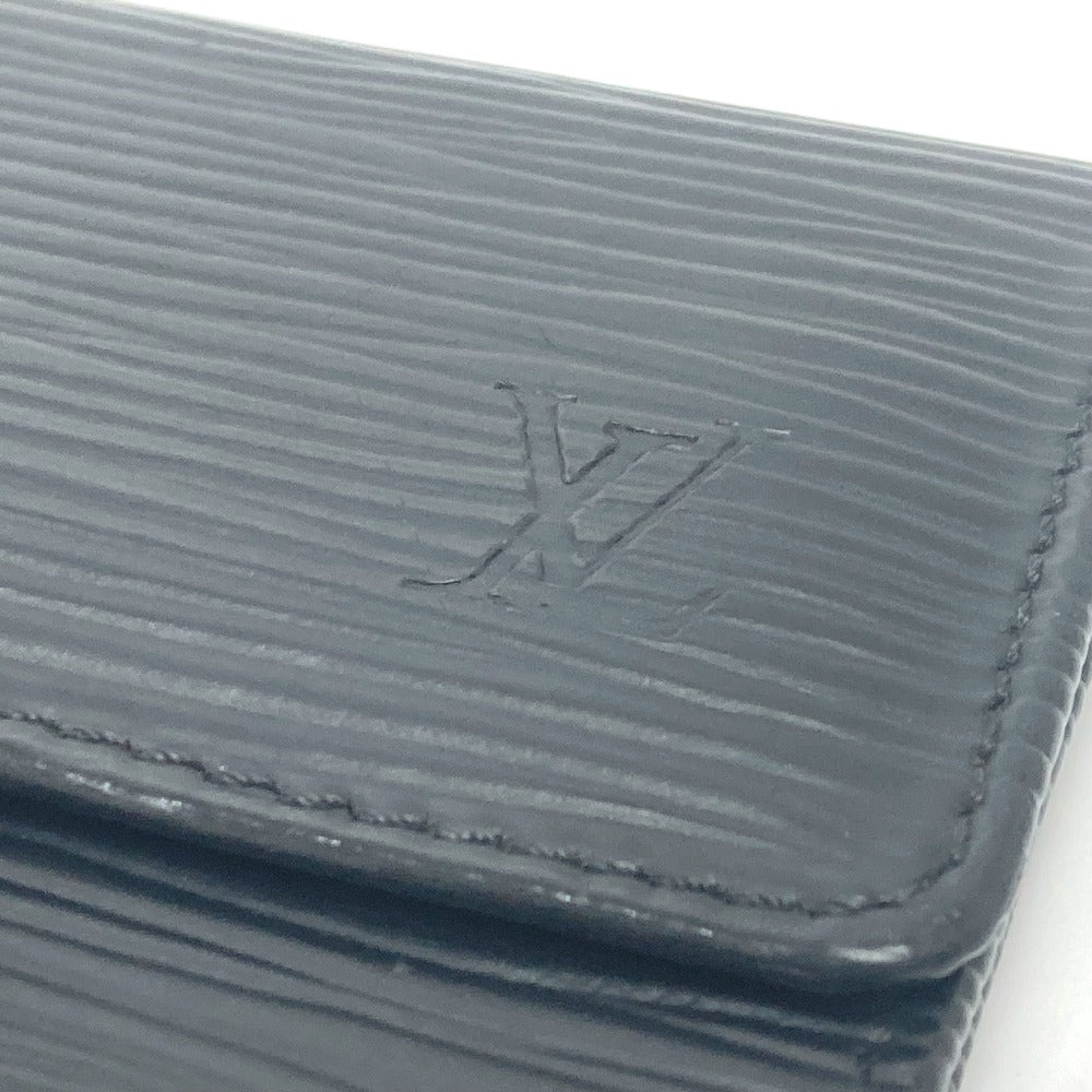 LOUIS VUITTON Key case Key holder  M63812 Epi Leather black 6-key case Key holder Multicles6 Women Used Authentic
