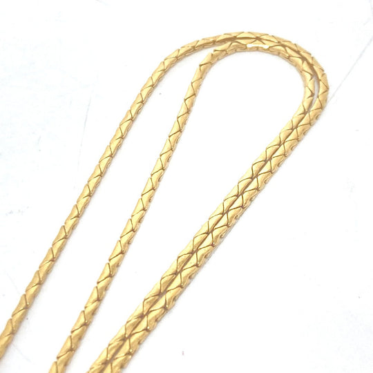 Dior Necklace metal gold 3P pearl Women Used Authentic
