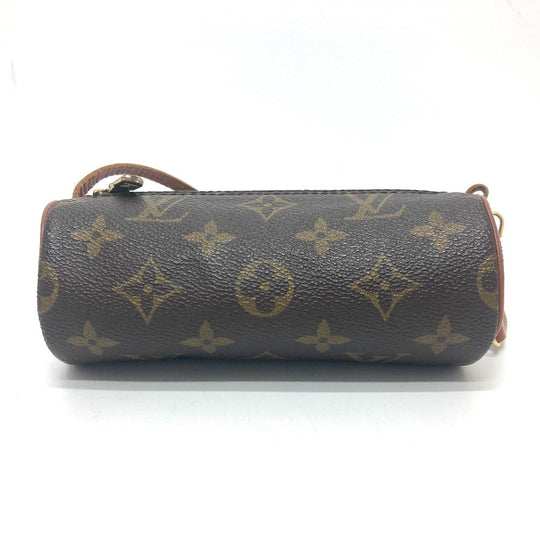 LOUIS VUITTON Pouch M51380 Monogram canvas Brown Pouch attached to papillon Women Used Authentic