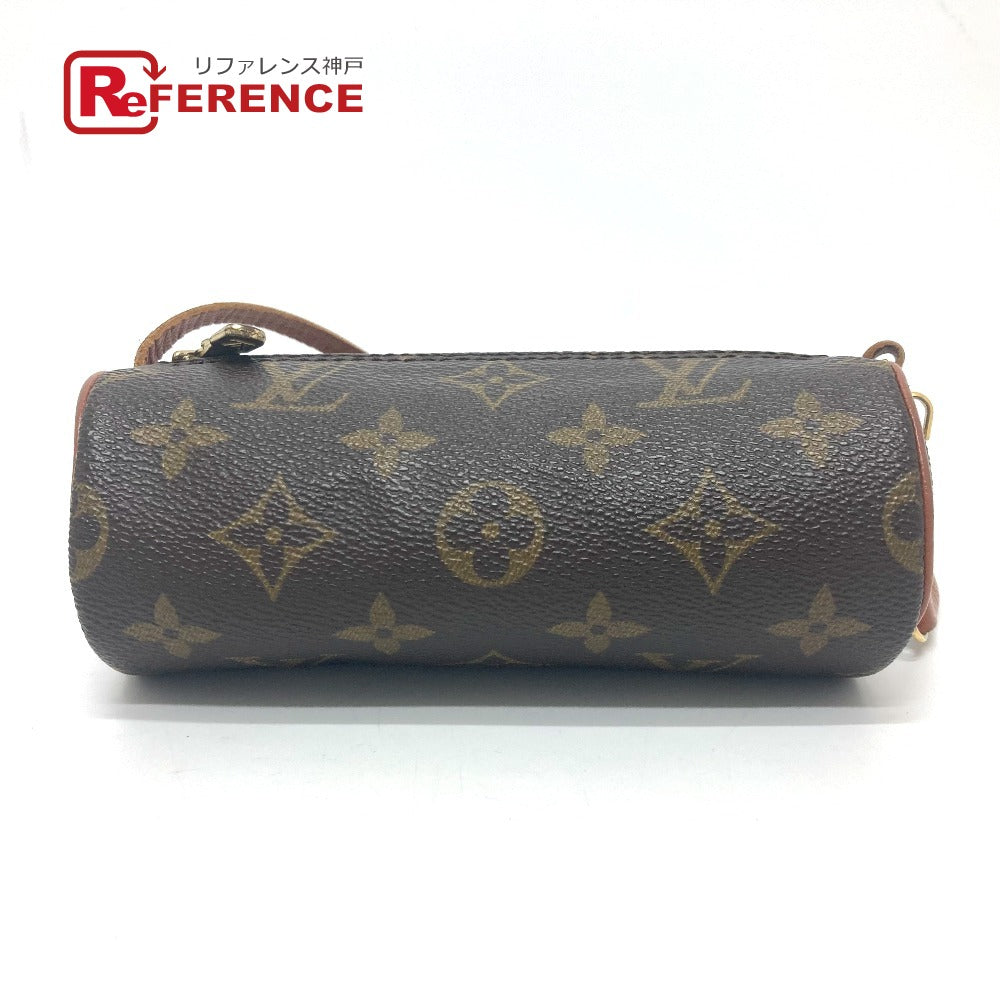 LOUIS VUITTON Pouch M51380 Monogram canvas Brown Pouch attached to papillon Women Used Authentic