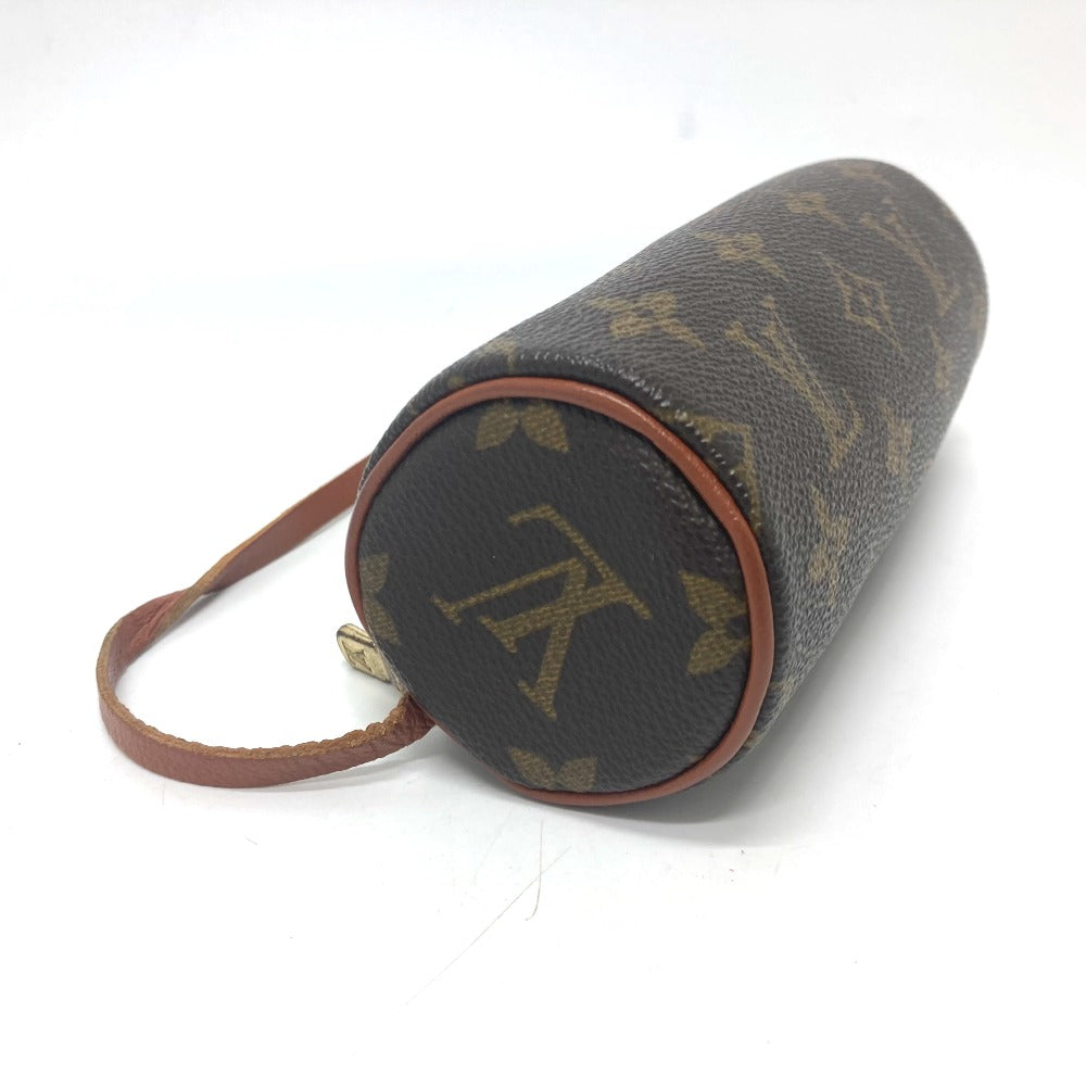 LOUIS VUITTON Pouch M51380 Monogram canvas Brown Pouch attached to papillon Women Used Authentic