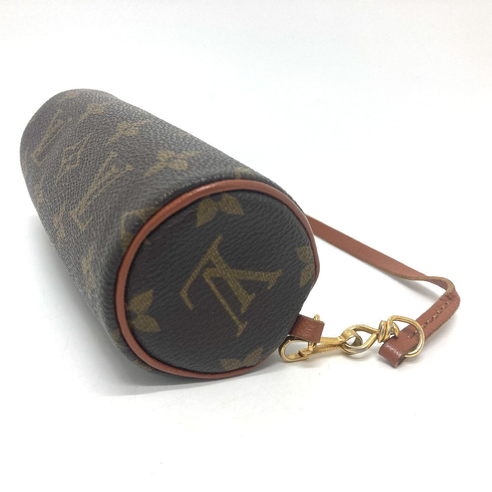 LOUIS VUITTON Pouch M51380 Monogram canvas Brown Pouch attached to papillon Women Used Authentic