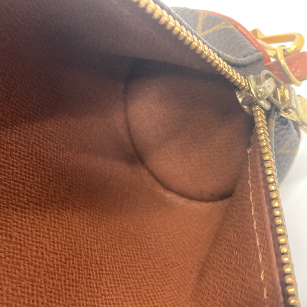 LOUIS VUITTON Pouch M51380 Monogram canvas Brown Pouch attached to papillon Women Used Authentic