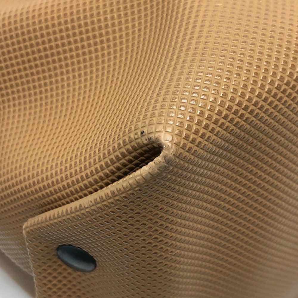 BOTTEGAVENETA Tote Bag PVC Caramel brown Marco Polo Women Used Authentic