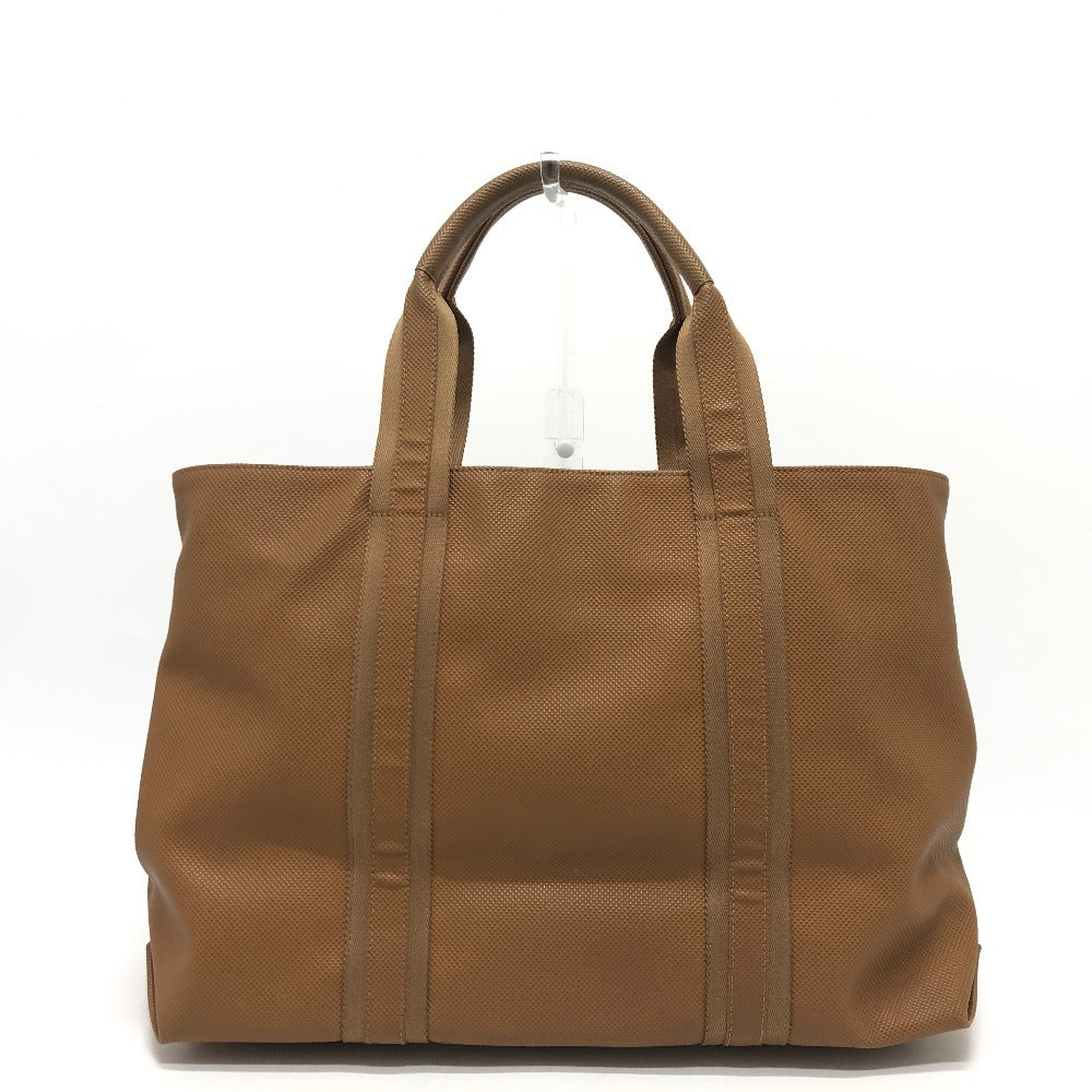BOTTEGAVENETA Tote Bag PVC Caramel brown Marco Polo Women Used Authentic