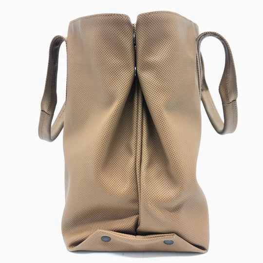 BOTTEGAVENETA Tote Bag PVC Caramel brown Marco Polo Women Used Authentic